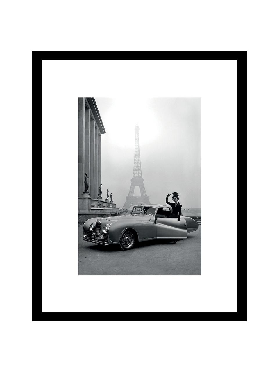 Digitálna tlač s rámom France 1947, Čierna, biela, Š 35 x V 45 cm