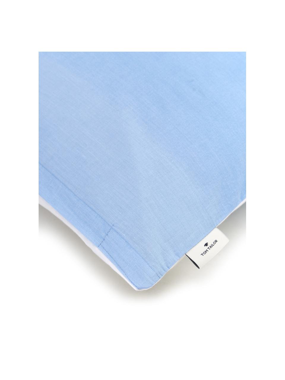 Linon-Bettwäsche Gradient mit Farbverlauf, Webart: Linon Dicht gewebtes, str, Blau, 135 x 200 cm