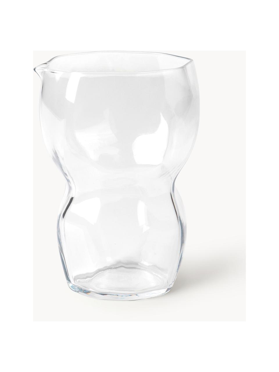 Mundgeblasene Karaffe Limfjord, 900 ml, Glas, mundgeblasen, Transparent, 900 ml