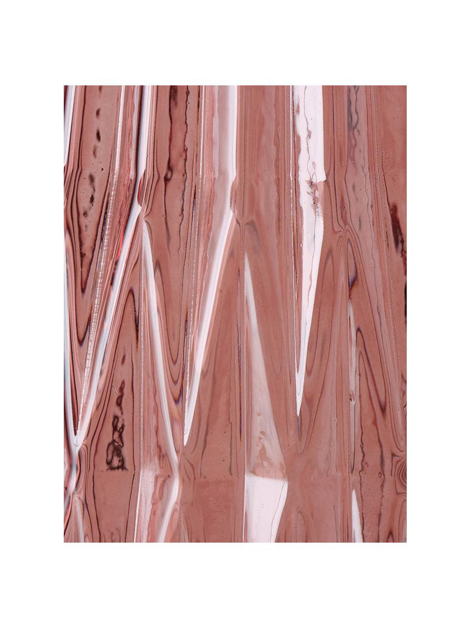 Grote glazen vaas Rubina, Glas, Roze, Ø 20 cm, H 36 cm