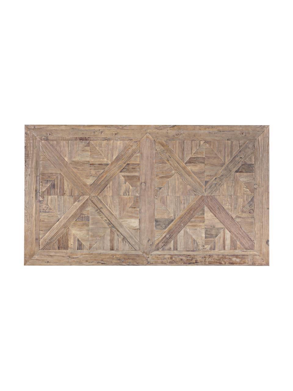Mesa de comedor de olmo reciclado Kaily, Estructura: madera de olmo reciclada , Olmo, An 160 x F 90 cm