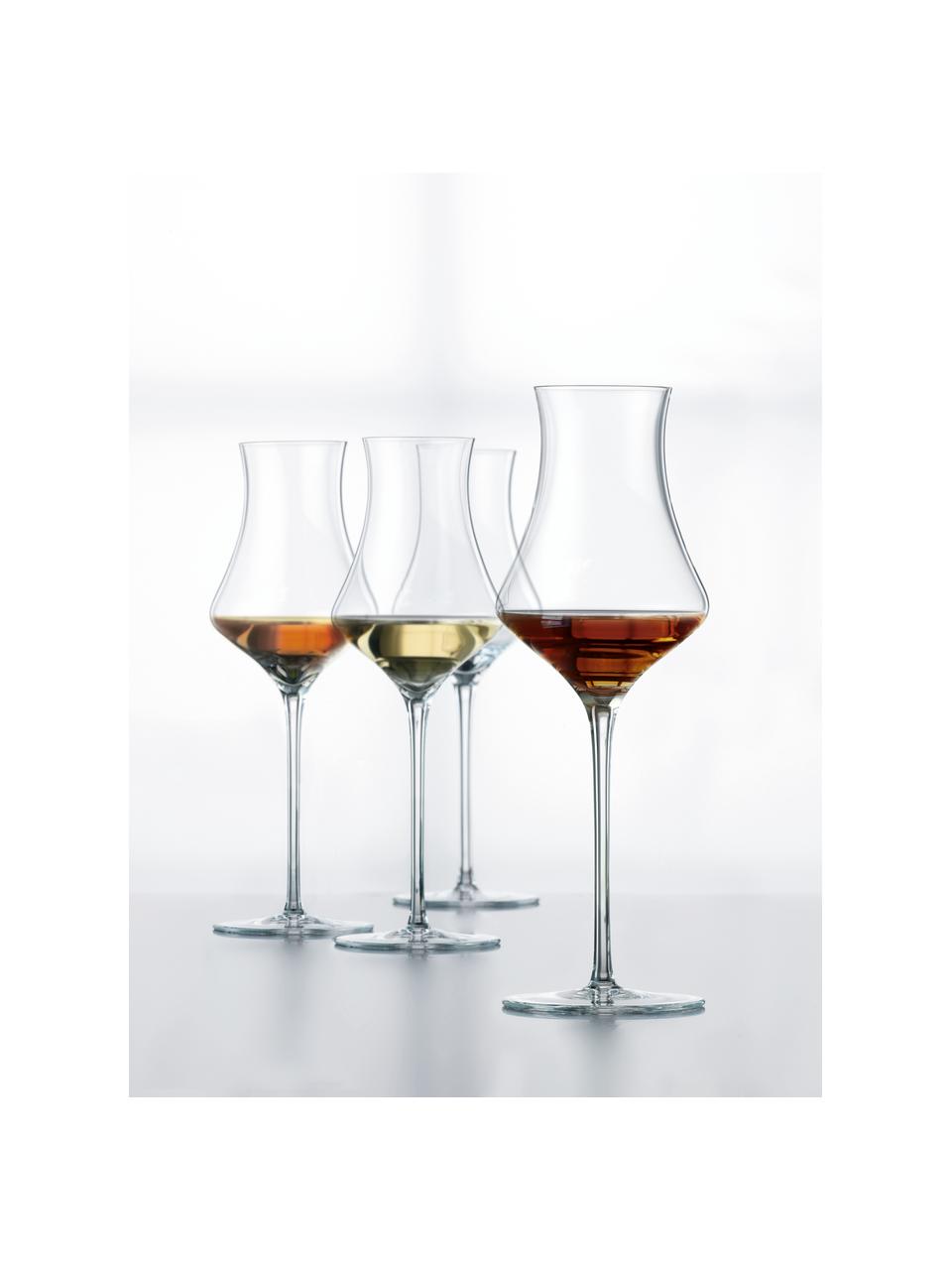 Kristall-Schnapsgläser Willsberger Anniversary, 4 Stück, Kristallglas, Transparent, Ø 7 x H 21 cm, 191 ml