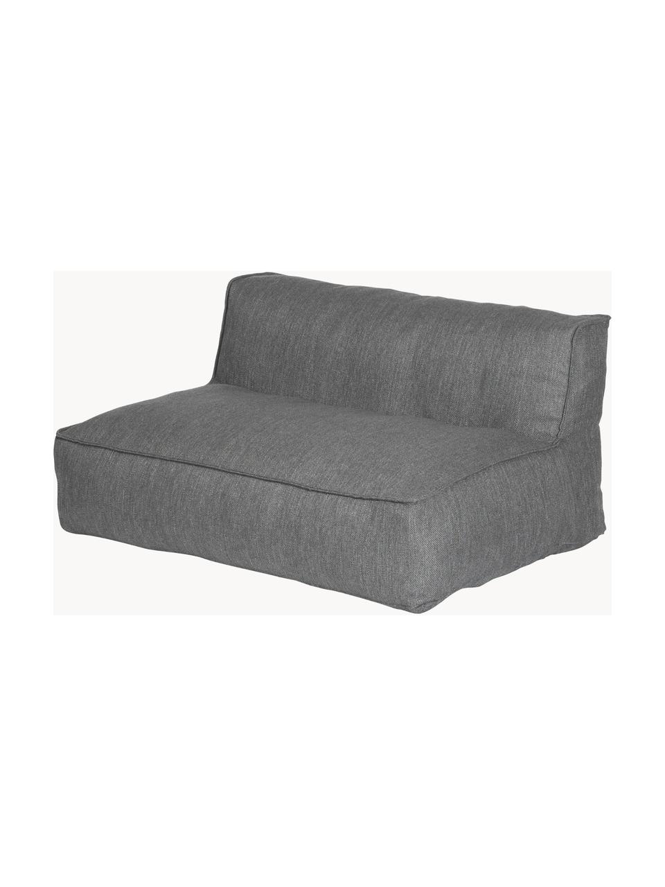 Sofá lounge de exterior Grow (2 plazas), Tapizado: 100% poliéster, resistent, Tejido gris oscuro, An 130 x F 95 cm