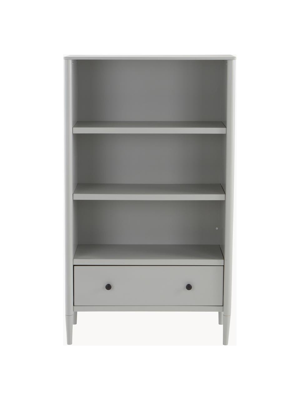 Armoire pour enfant Haïti, Bois de pin, laqué, Pin, laque gris clair, haut. 74 cm