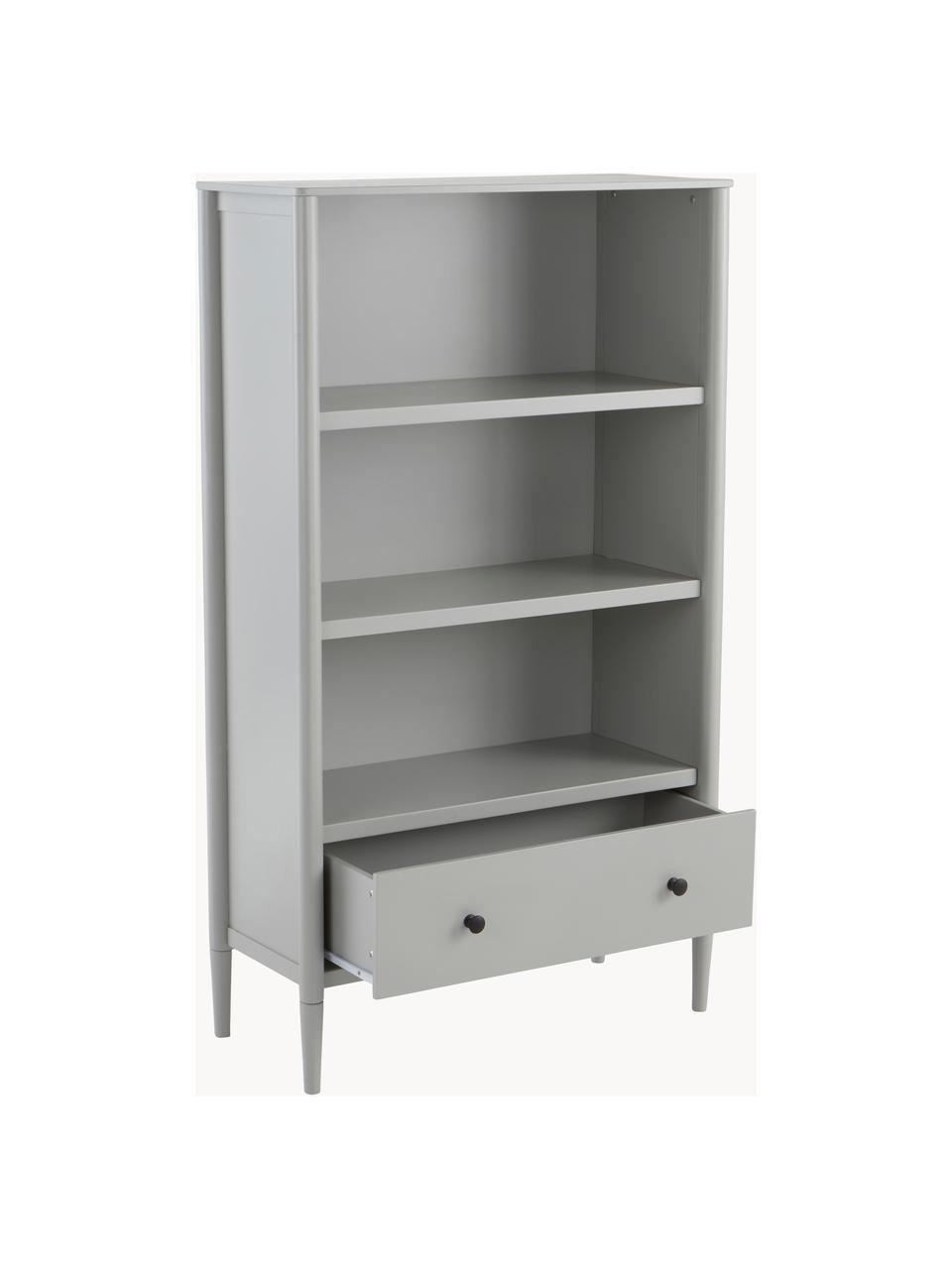 Armoire pour enfant Haïti, Bois de pin, laqué, Pin, laque gris clair, haut. 74 cm