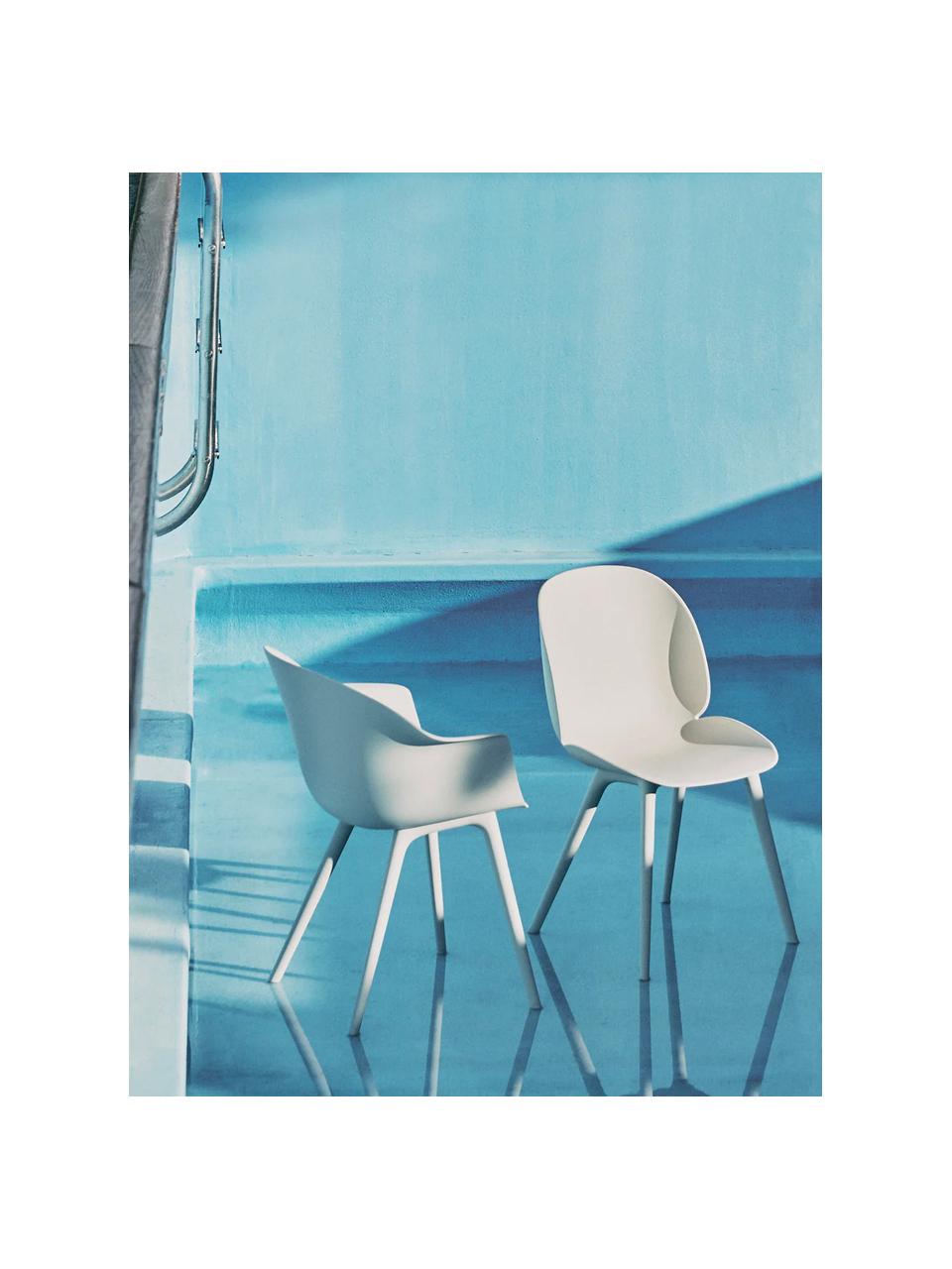Chaise de jardin Beetle, Plastique, résistant aux intempéries, Blanc, mat, larg. 56 x prof. 58 cm