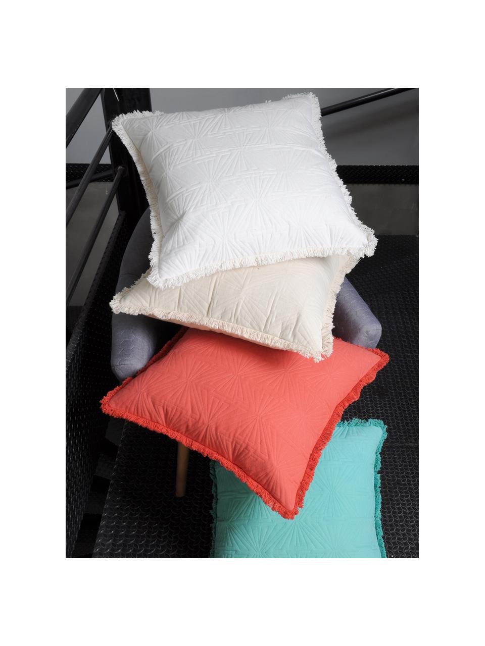 Coussin 55x55 corail Bauhaus, Corail