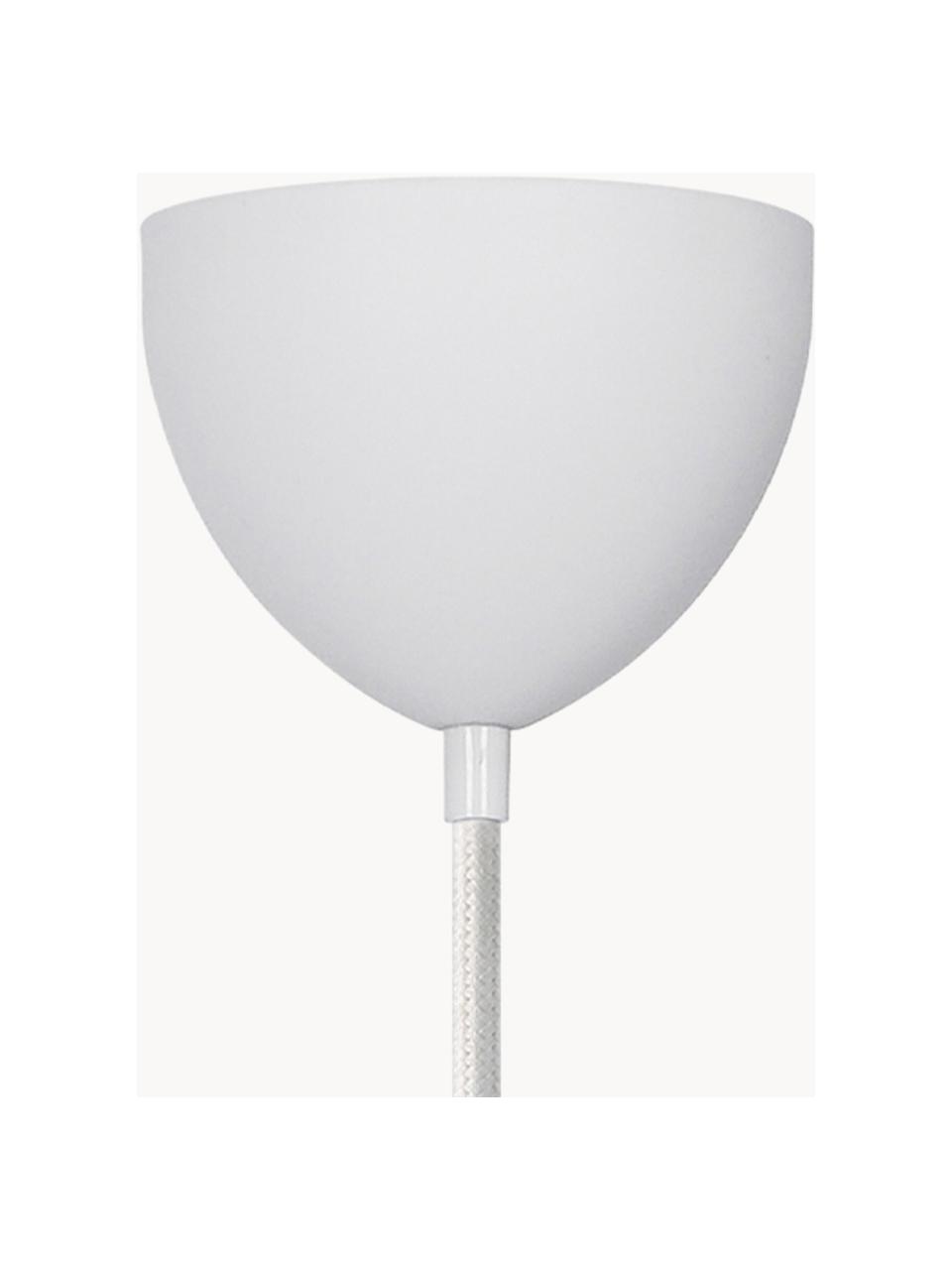 Lampa wisząca z marmuru Siv, Biały marmur, Ø 6 x W 10 cm