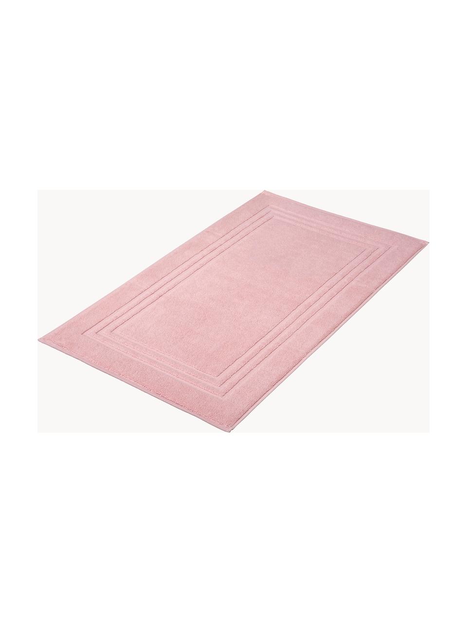 Alfombrilla de baño Gentle, 100% algodón, Rosa claro, An 50 x L 80 cm