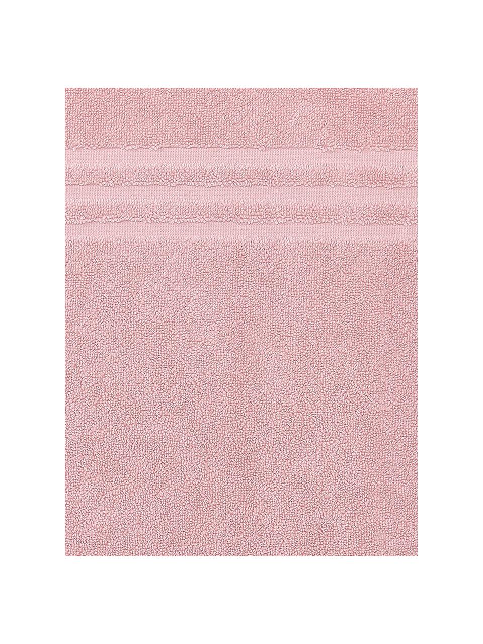 Jednofarebný koberec do kúpeľne Gentle, 100 % bavlna, Svetloružová, Š 50 x D 80 cm