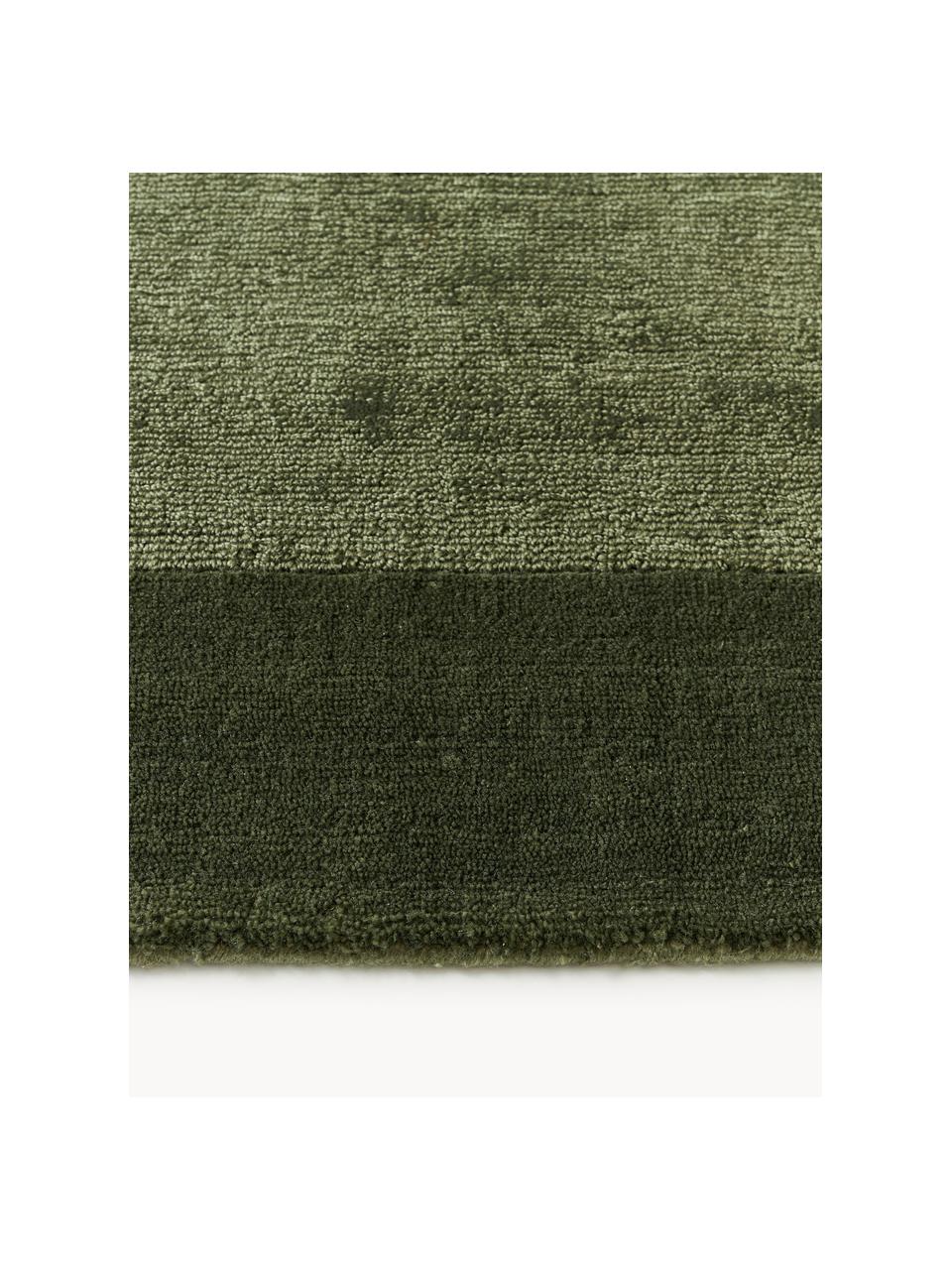 Kurzflor-Läufer Kari, 100 % Polyester, GRS-zertifiziert, Grün, B 80 x L 250 cm