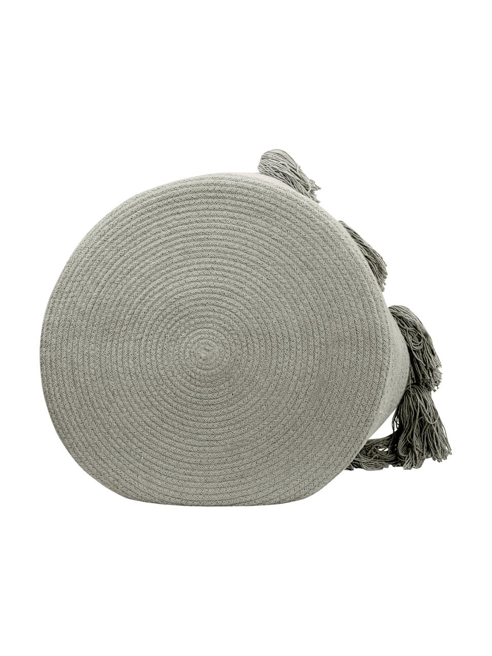 Panier de rangement Tassels, Gris clair