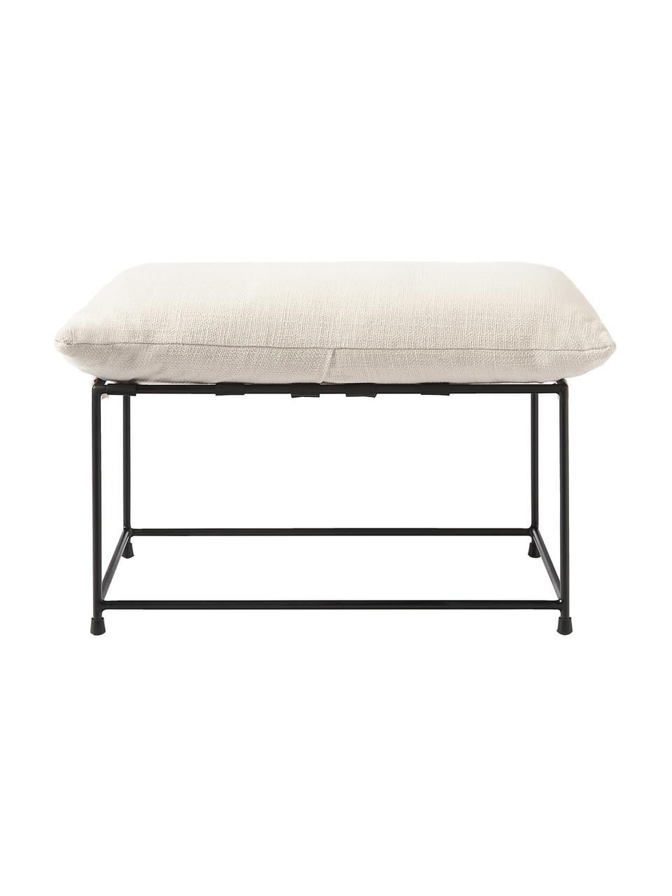 Polstrovaná stolička Wayne, Tlumeně bílá, Š 73 cm, V 46 cm