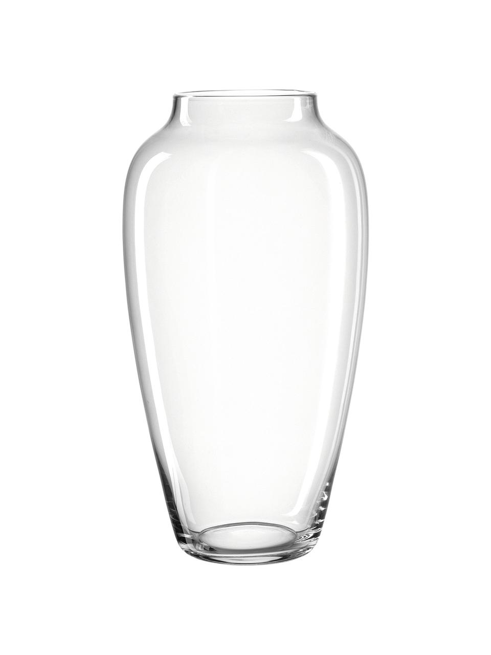 Grote glazen vaas Casolare, Glas, Transparant, Ø 23 x H 45 cm
