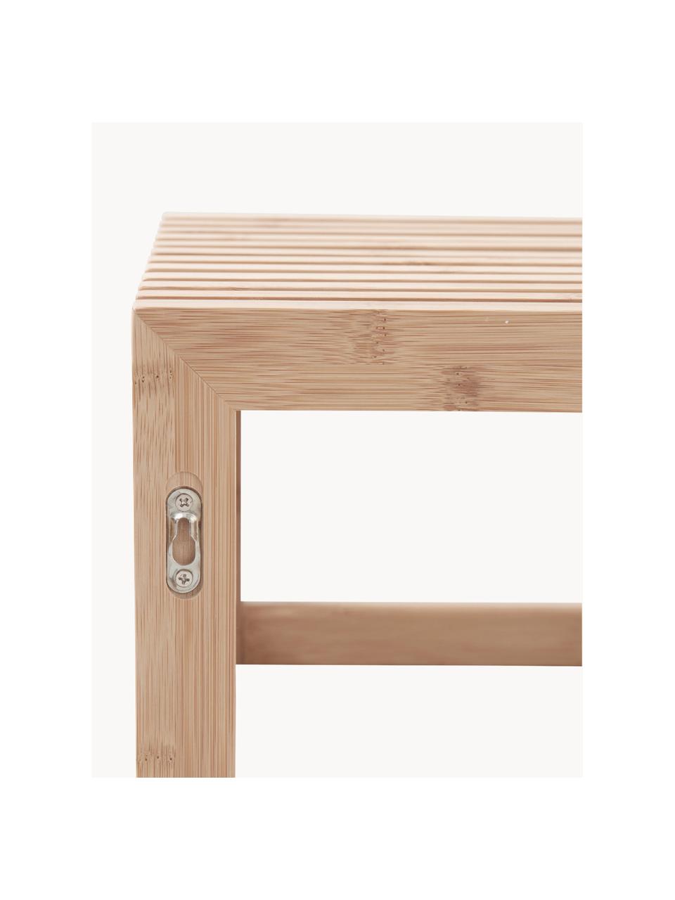 Wandgarderobe Rib aus Bambusholz, in verschiedenen Grössen, Bambus, Bambus, B 45 x H 20 cm