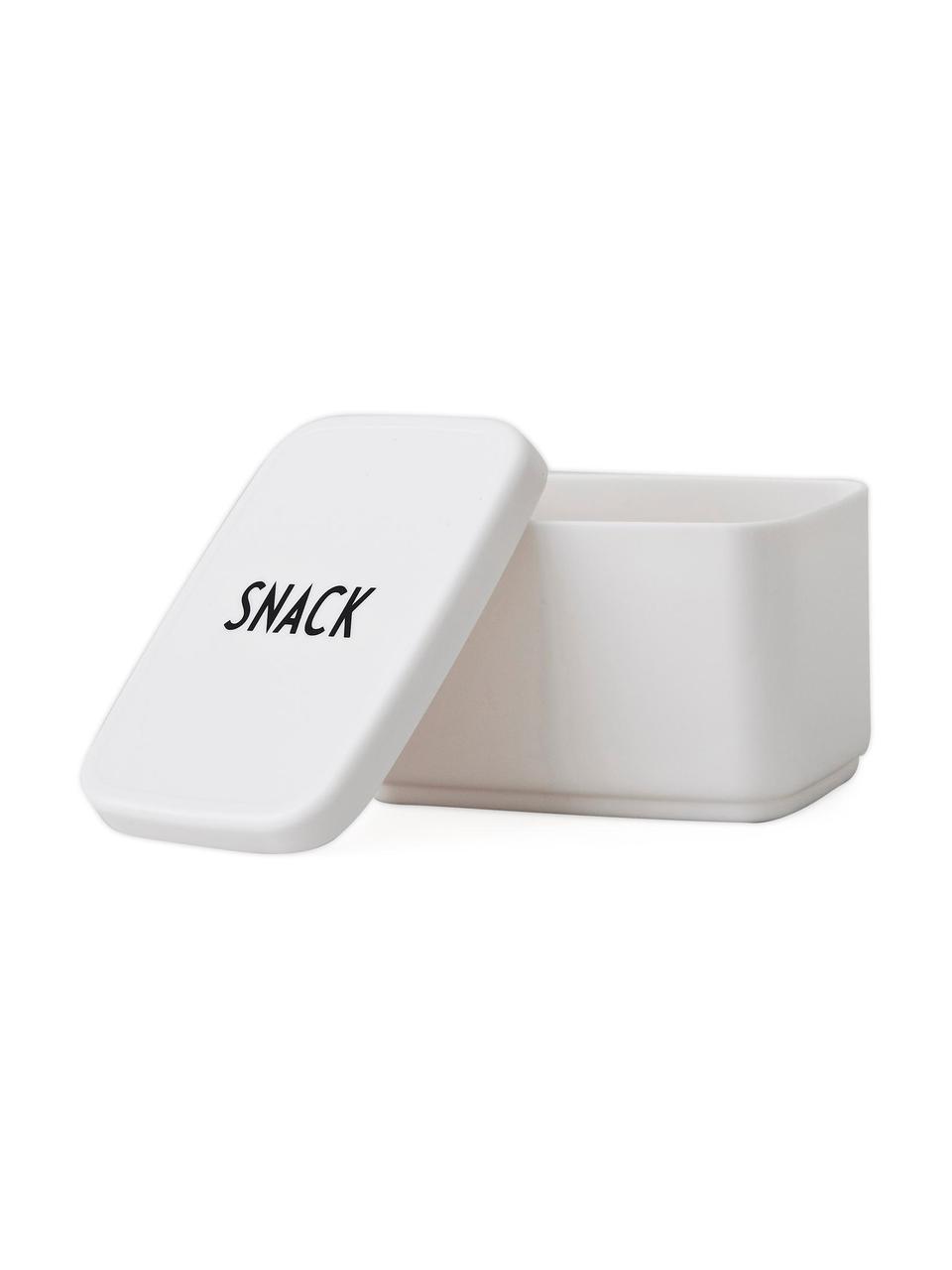 Contenitore per snack Snack, Materiale sintetico, Bianco, Larg. 7 x Prof. 9 cm