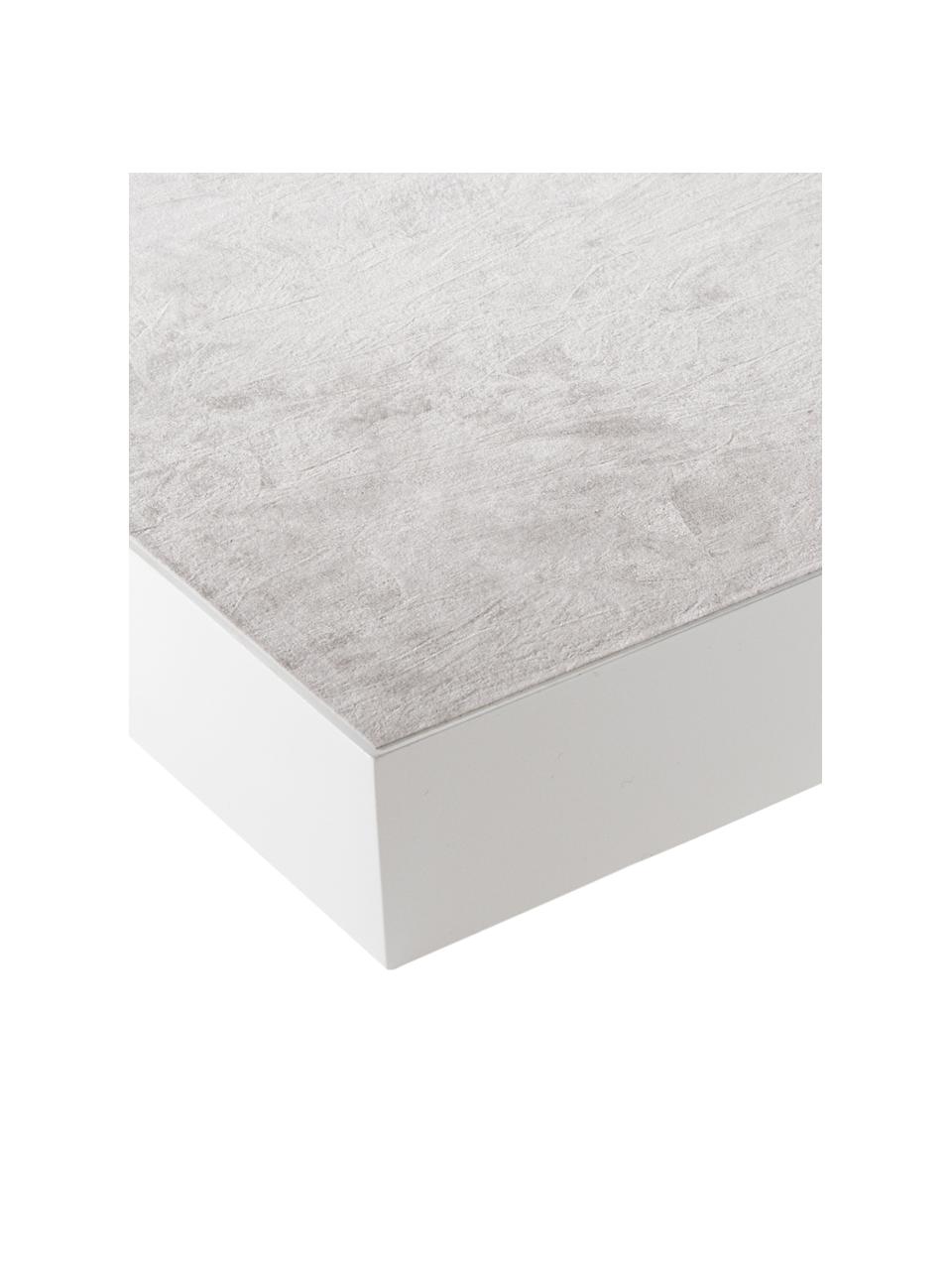 Vassoio molto lucido Hayley, Vassoio: fibra di media densità, v, Bianco, Larg. 33 x Prof. 24 cm