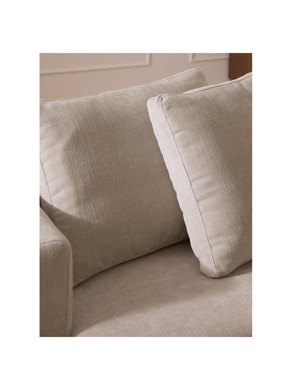 Sofa-Kissen Tribeca, Hülle: 100 % Polyester, Webstoff Hellbeige, B 50 x L 50 cm