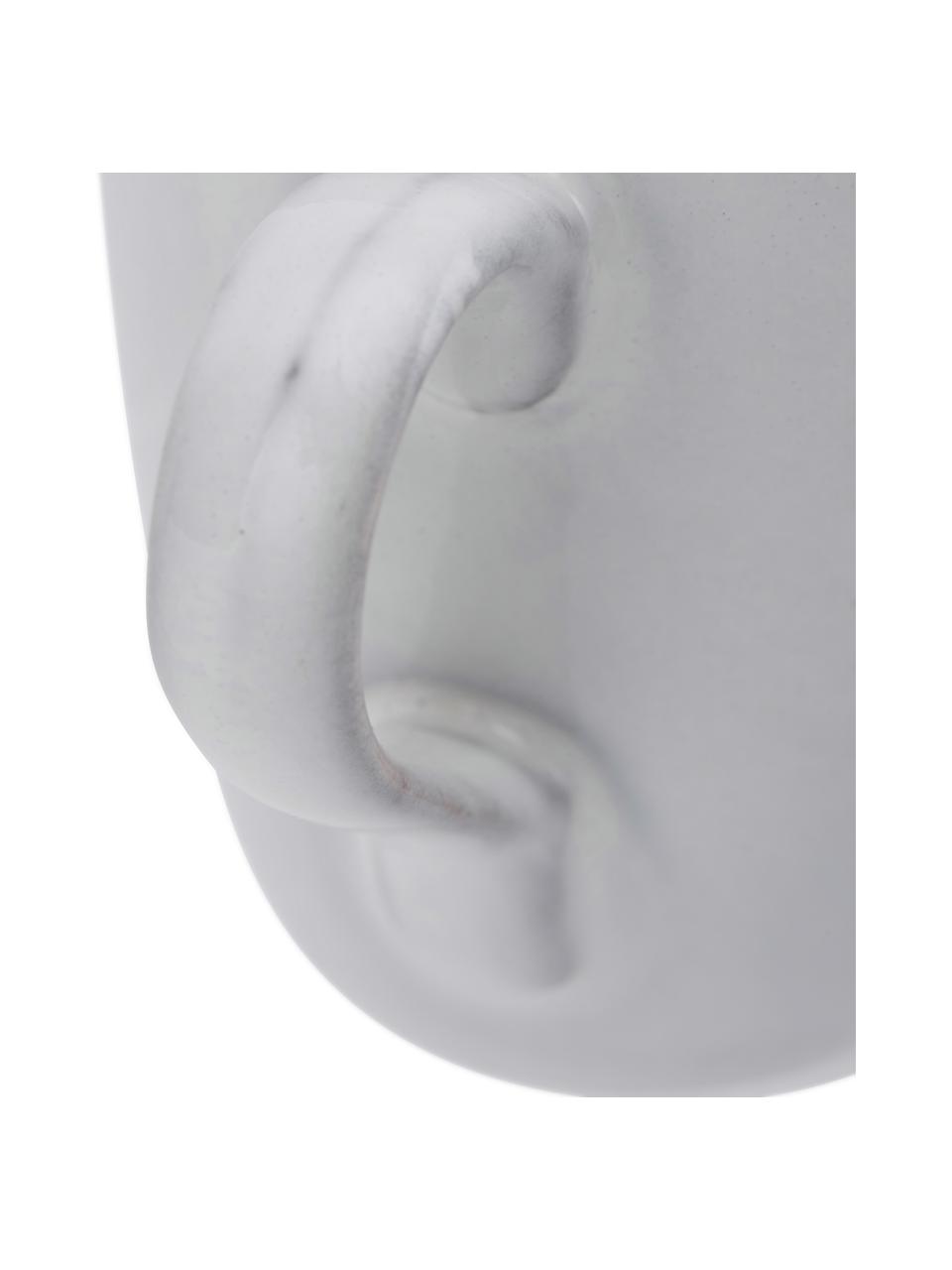 Tazas artesanales Nordic Sand, 250 ml, 6 uds., Cerámica de gres, Gris claro, Ø 8 x Al 10 cm, 250 ml