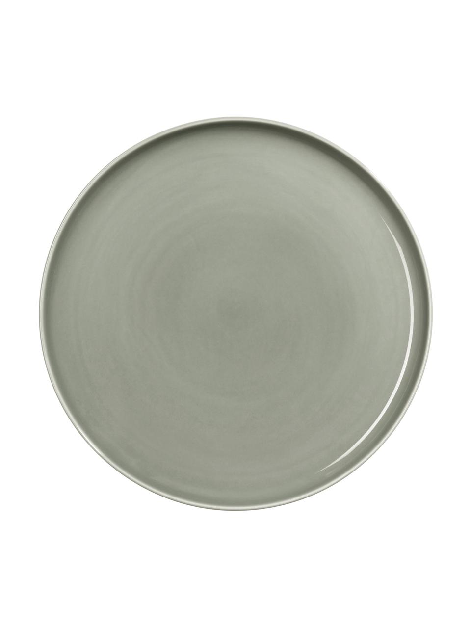 Assiette plate porcelaine Kolibri, 6 pièces, Porcelaine, Gris, Ø 27 cm