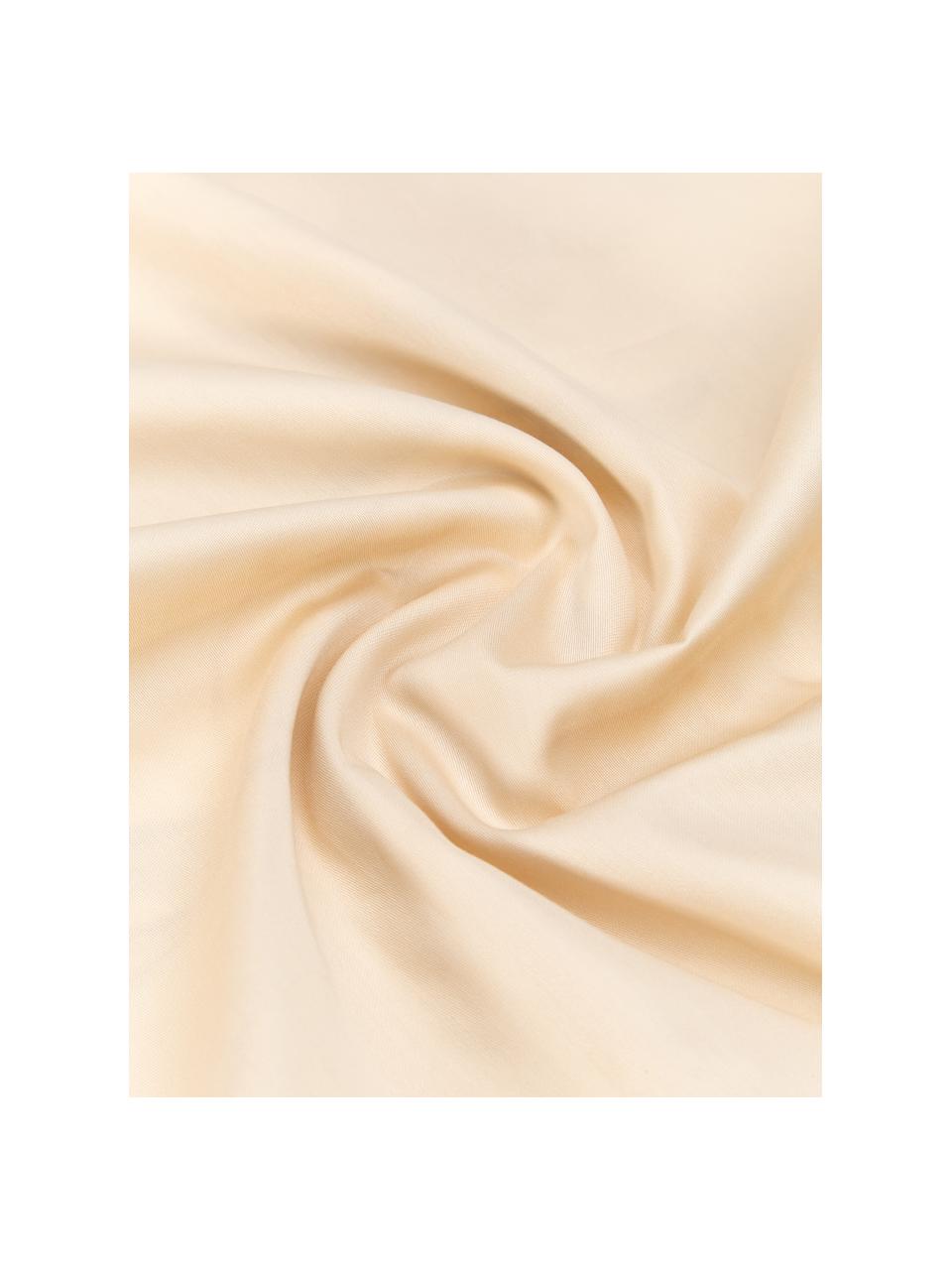 Taies d'oreiller en satin de coton bio Aimee par Candice Gray, 2 pièces, Vert, beige, larg. 65 x long. 65 cm