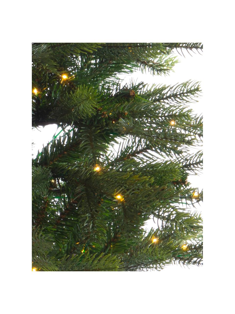 Albero di Natale artificiale a LED Grandis, alt. 120 cm, Plastica, Verde scuro, Ø 73 x Alt. 120 cm