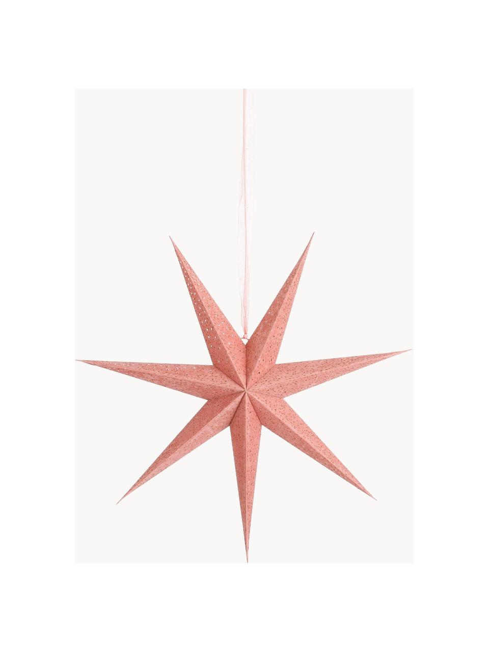 Estrella decorativa Christina, Papel, Rosa, Ø 60 cm