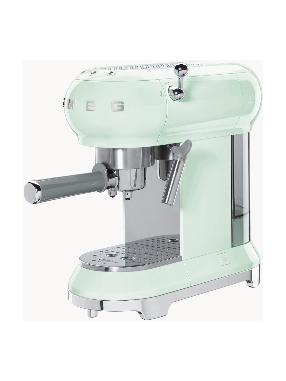 Espressomaschine 50's Style, Mintgrün, glänzend, B 33 x H 33 cm