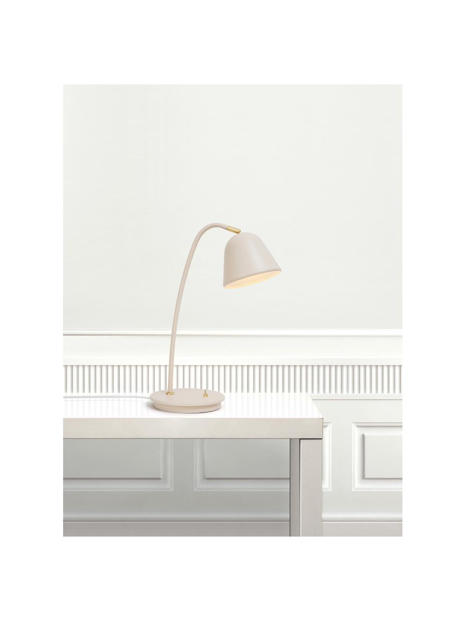 Lampe de bureau beige Fleur, Beige