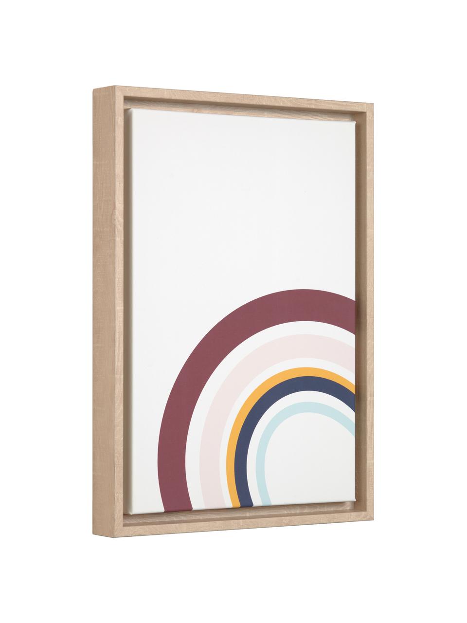Gerahmter Digitaldruck Keila, Rahmen: Holz, Bild: Canvas, mitteldichte Fase, Braun, Mehrfarbig, B 30 x H 42 cm
