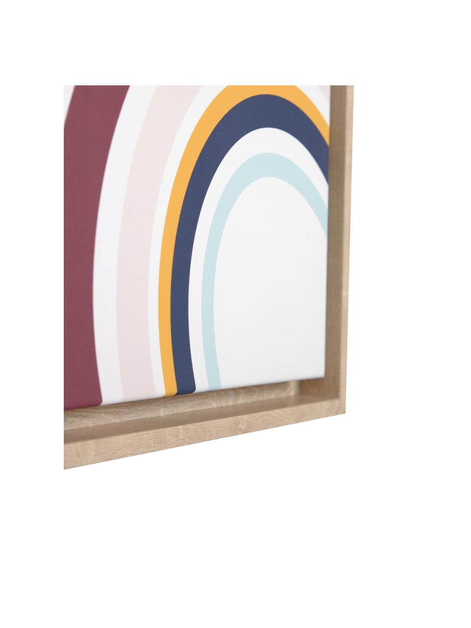 Ingelijste digitale print Keila, Lijst: hout, Afbeelding: canvas, MDF, Bruin, multicolour, B 30 cm x H 42 cm