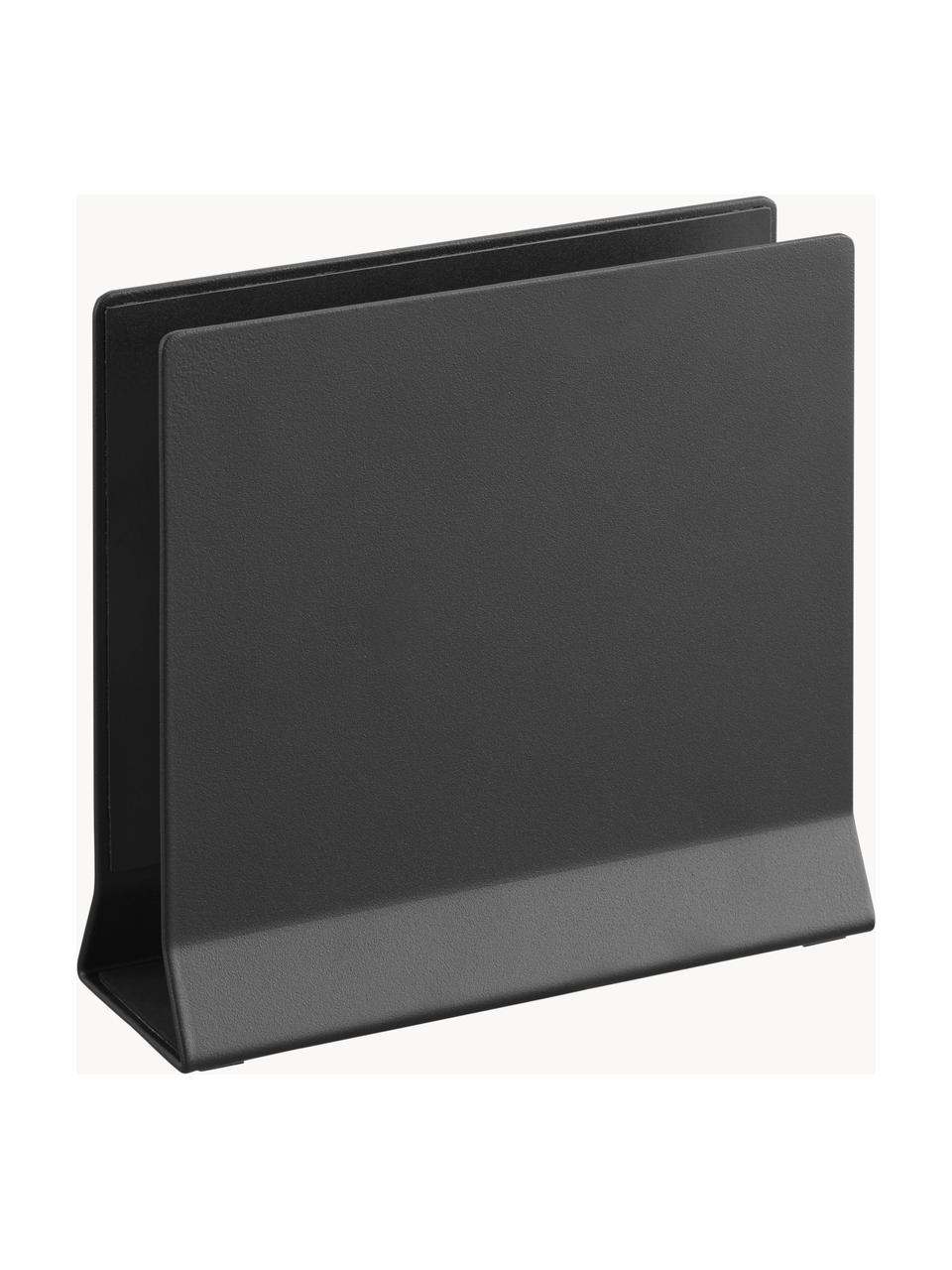 Supporto laptop in metallo Tower, Interno: plastica, Nero opaco, Larg. 16 x Alt. 15 cm