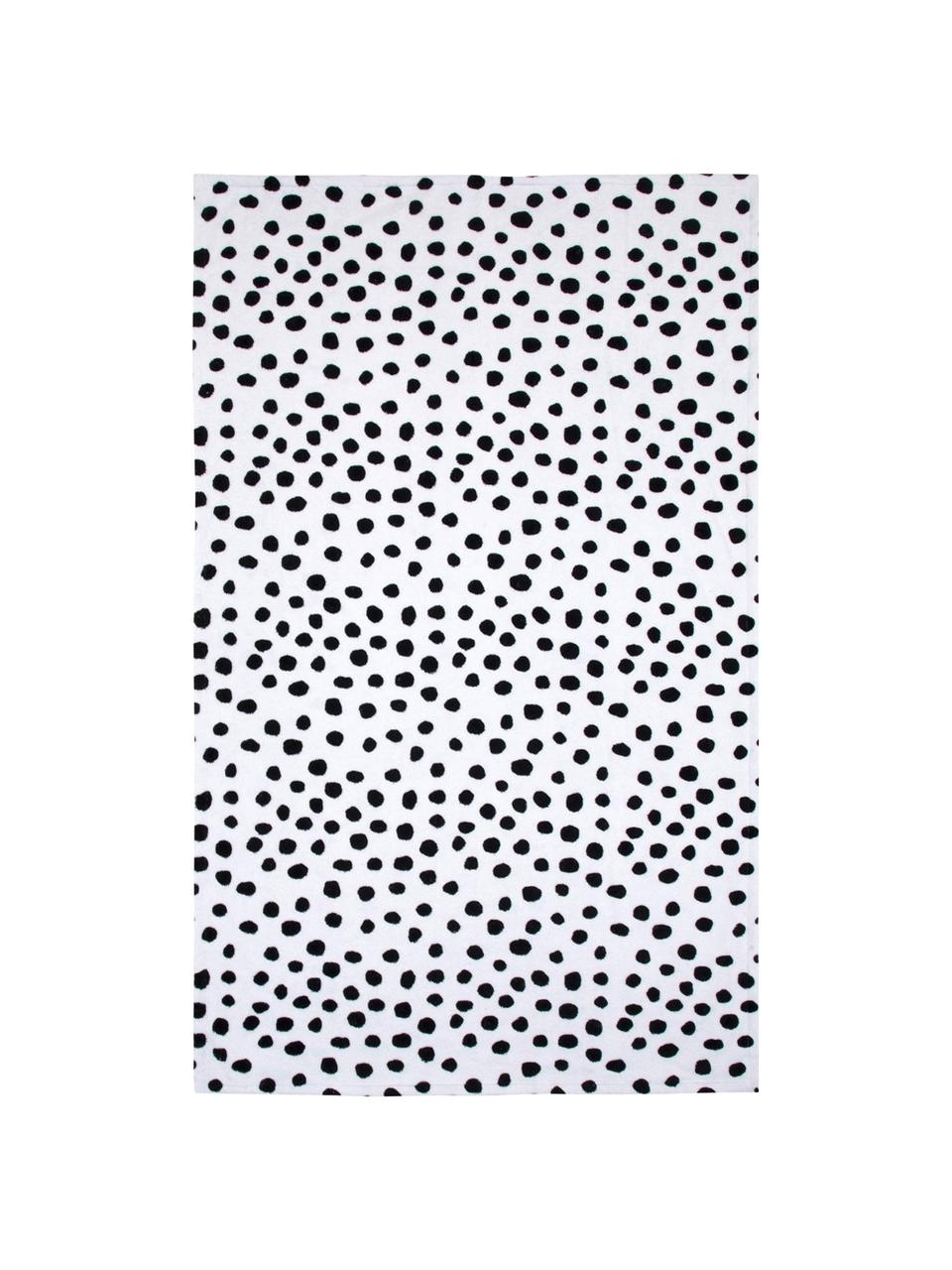 Strandtuch Dalmatiner, 100% Baumwolle, leichte Qualität
350 g/m², Schwarz,Weiss, 90 x 160 cm