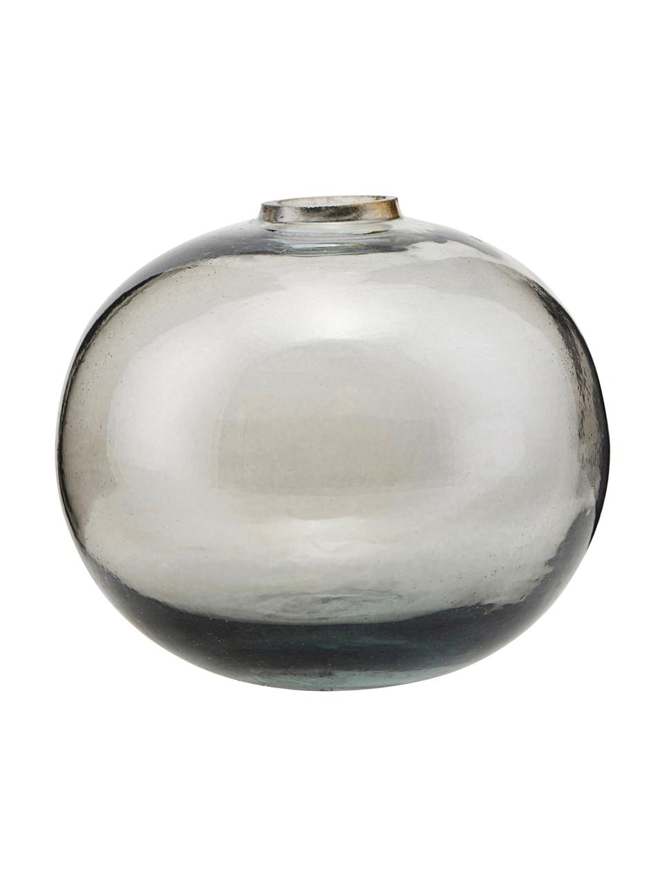 Vase en verre Sandra, Gris, transparent