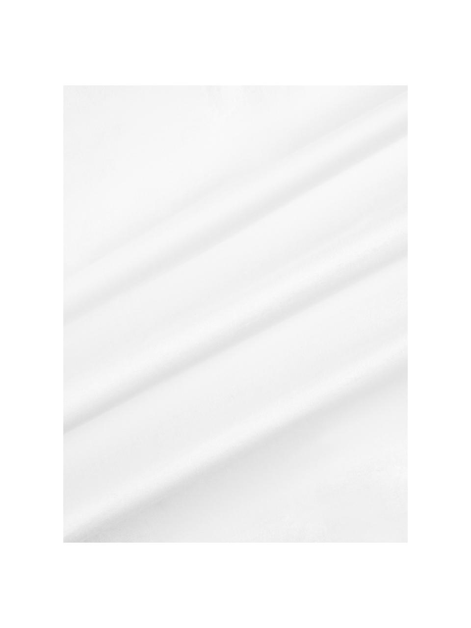 Baumwollperkal-Kopfkissenbezüge Fia mit getufteter Verzierung, 2 Stück, Webart: Perkal Fadendichte 180 TC, Weiß, B 40 x L 80 cm