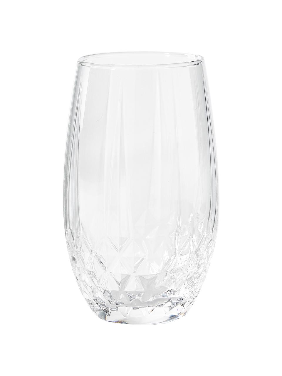 Drankset Westloop, 7-delig, Glas, Transparant, Set met verschillende formaten