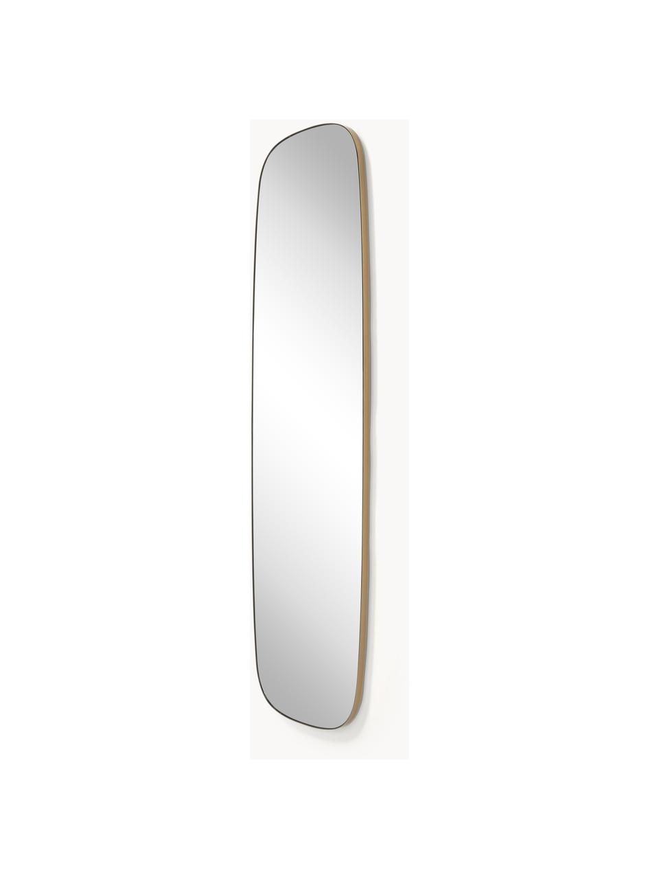 Nástěnné zrcadlo Alyson, Mosazná, Š 54 cm, V 168 cm