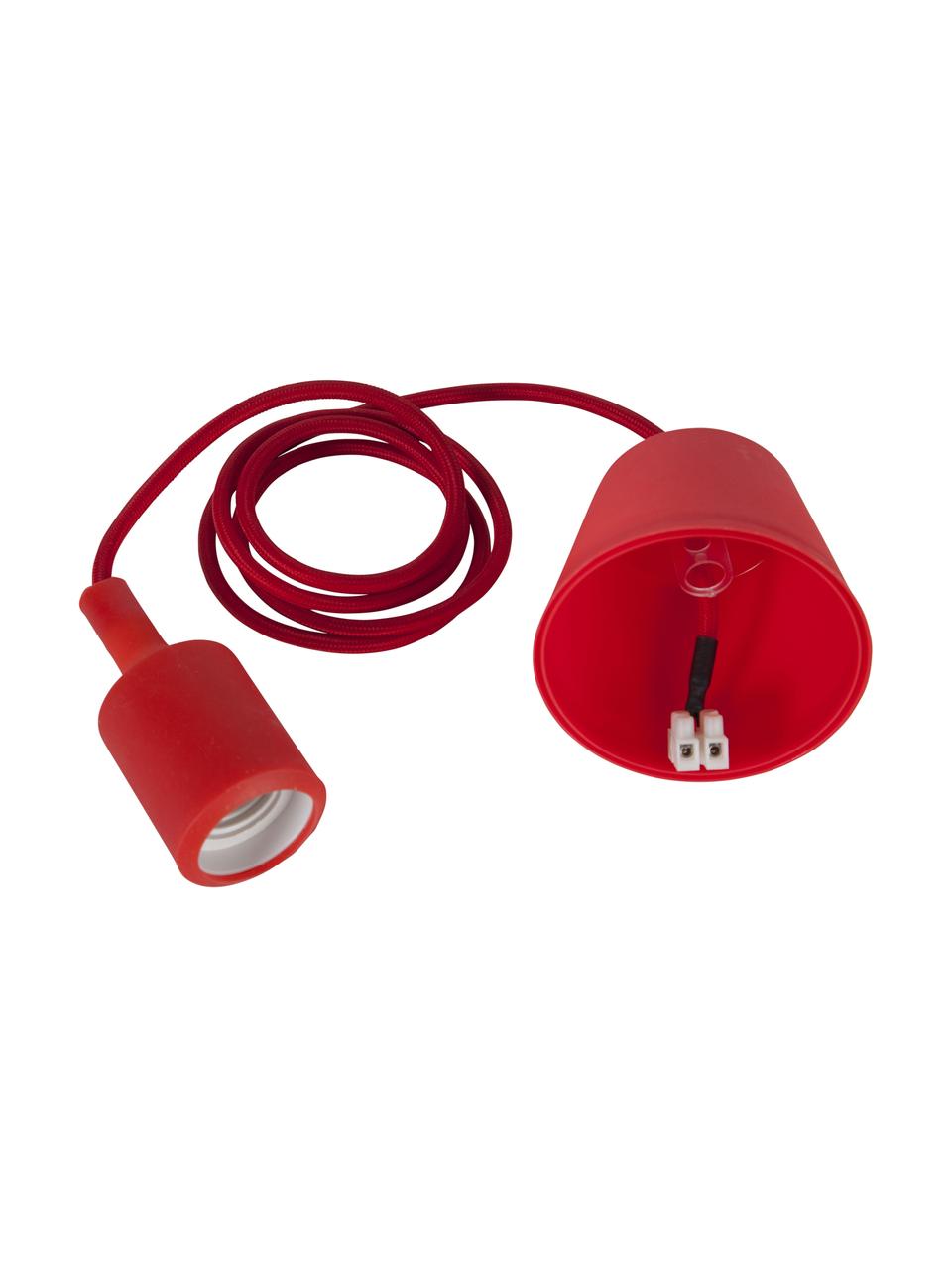 Snoerpendel Color, Rood, Ø 5 x H 6 cm