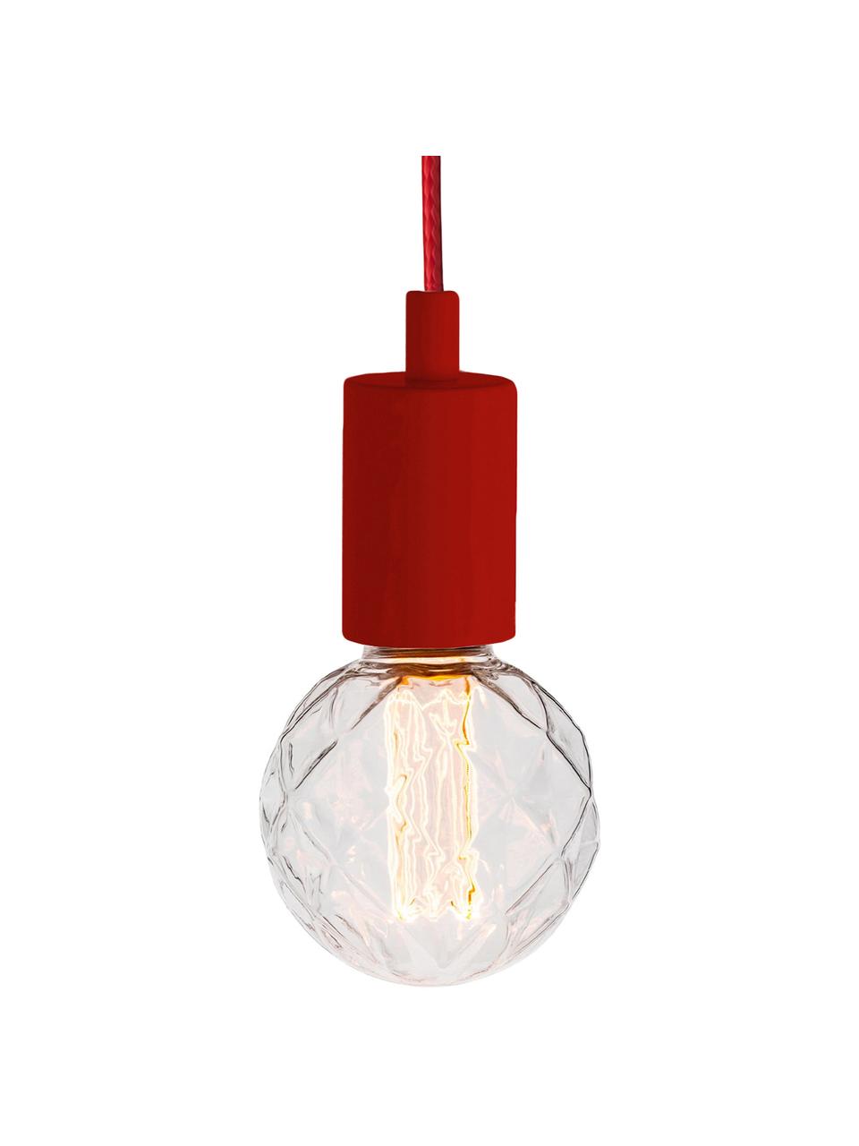 Lampa wisząca Color, Czerwony, Ø 5 x W 6 cm