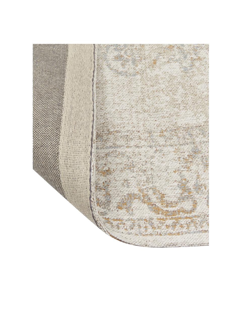 Ručně tkaný žinylkový koberec Nalia, Odstíny béžové, odstíny šedé, Š 120 cm, D 180 cm (velikost S)