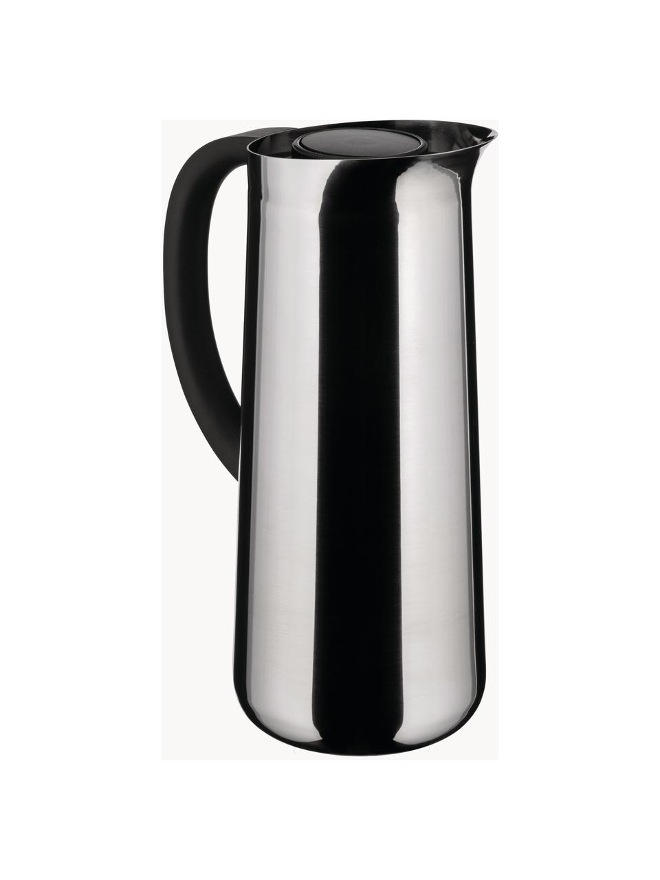 Pot isotherme Nomu, 1 L, Argenté, noir, 1 L