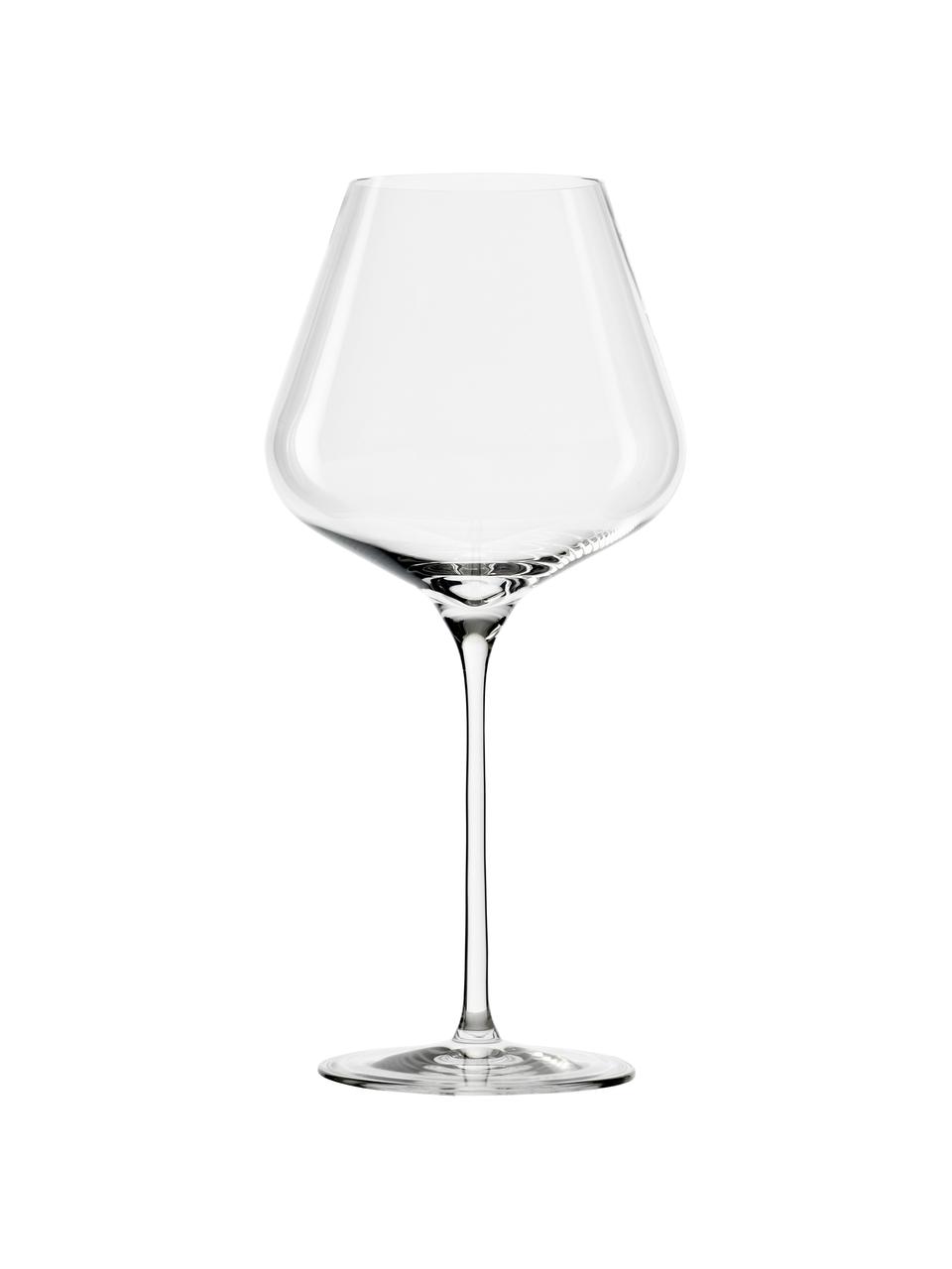 Rode wijnglazen Quatrophil, 6 stuks, Kristalglas, Transparant, Ø 12 x H 25 cm, 710 ml