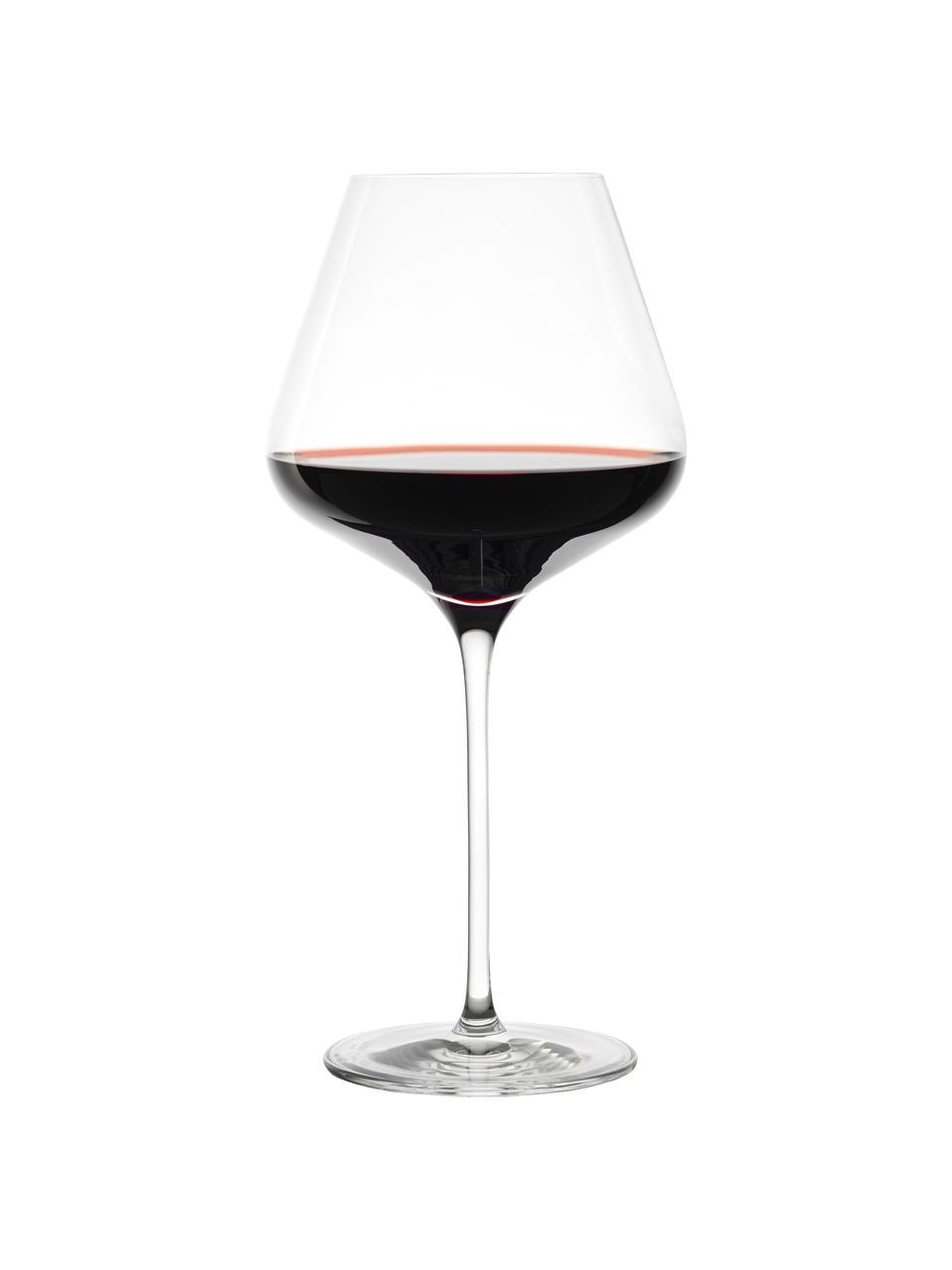 Krištáľové poháre na červené víno Quatrophil, 6 ks, Krištáľové sklo, Priehľadná, Ø 12 x V 25 cm, 710 ml