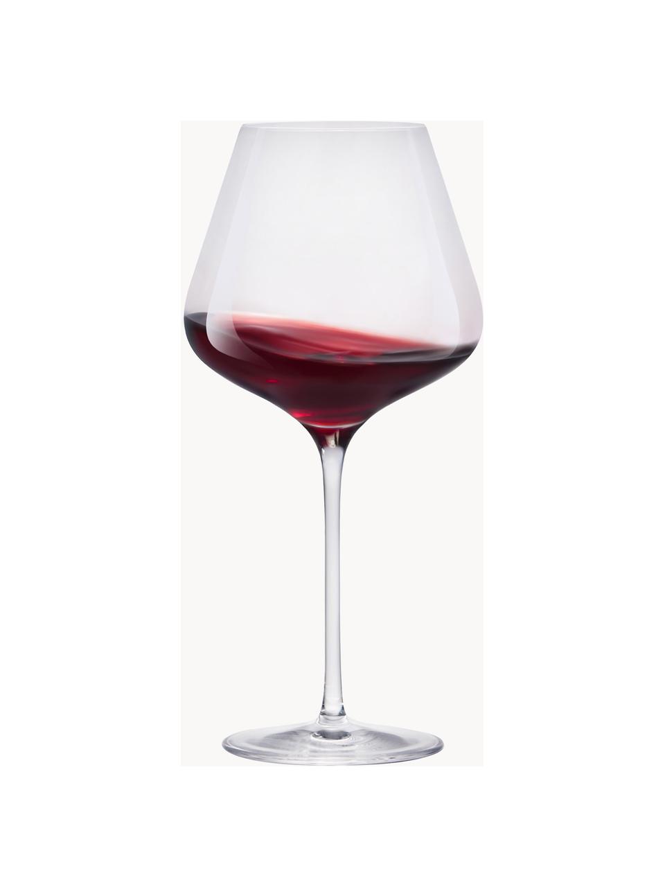 Rode wijnglazen Quatrophil, 6 stuks, Kristalglas

Breng de glamour van kristalglas naar je eettafel! Het glas is uitzonderlijk transparant en zwaar, waardoor het waardevol aanvoelt en er tegelijkertijd goed uitziet. Bovendien maken de filigraansnedes van elk stuk een bijzonder it-stuk dat zowel praktisch als mooi is., Transparant, Ø 12 x H 25 cm, 710 ml