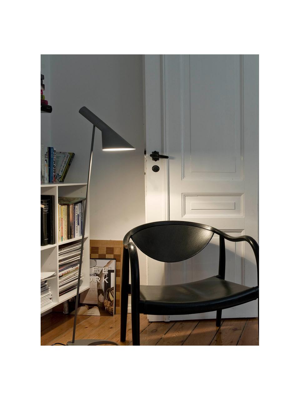 Kleine leeslamp AJ, Lamp: gecoat staal, Grijs, H 130 cm
