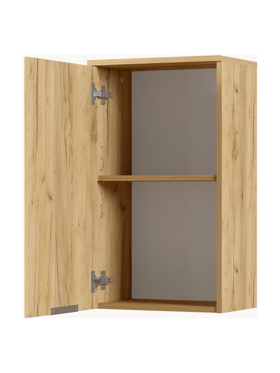 Bad-Hängeschrank Sydney, B 39 cm, Griffe: Metall, beschichtet, Holz, Weiß, B 39 x H 68 cm