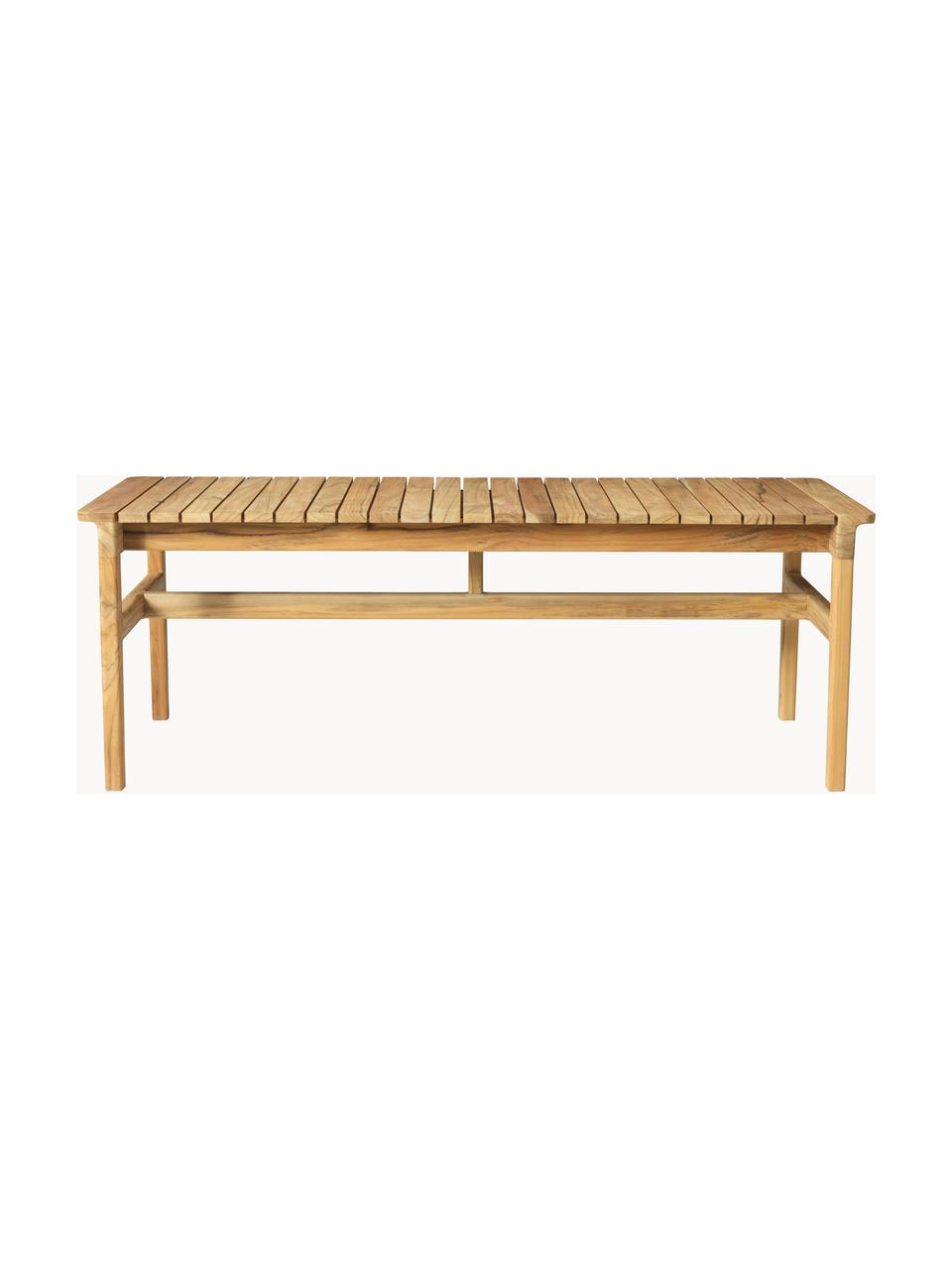 Zahradní lavice z teakového dřeva Sammen, Teakové dřevo, certifikace FSC, Teakové dřevo, Š 126 cm, H 50 cm