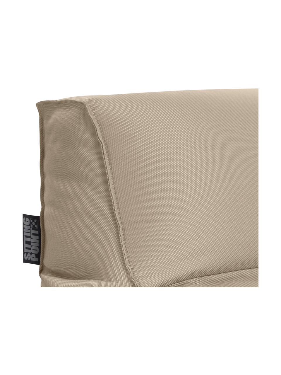 Exteriérový sedací vak Korfu, Polypropylen, Světle hnědá, Š 94 cm, H 60 cm