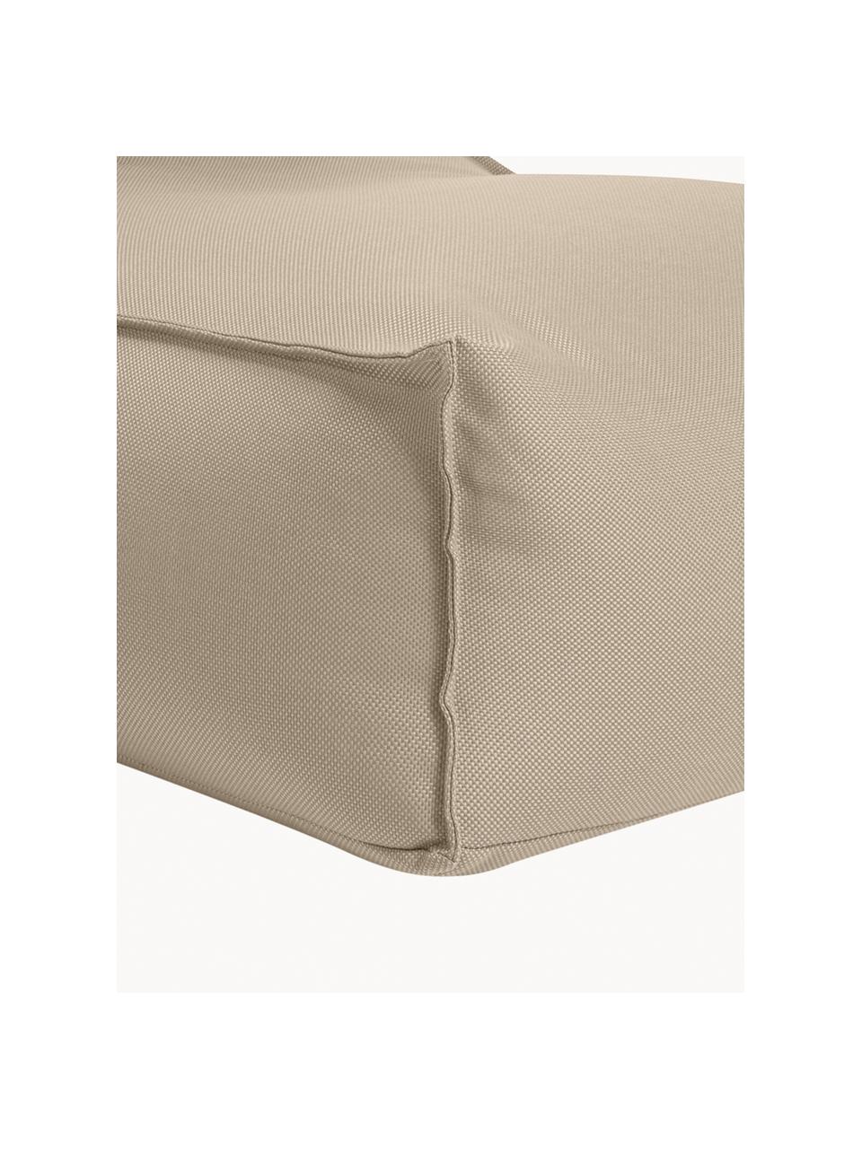 Poltrona sacco da esterno Korfu, Polipropilene, Beige, Larg. 94 x Prof. 60 cm