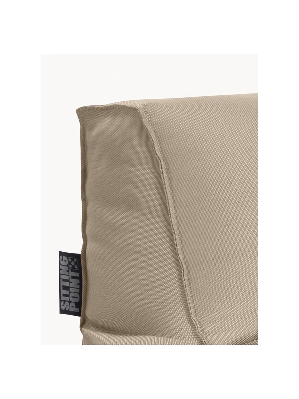 Puf tumbona para exterior Korfu, Polipropileno, Beige, An 94 x F 60 cm